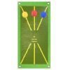 18.85x9.25x0.35in Golf Training Mat for Swing Detection Batting Path Feedback Practice Pad Portable Rolling Golf Training Aid Mat for Indoor Outdoor