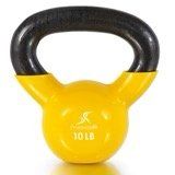 Vinyl Coated Iron Kettlebell (Option: 10lb)