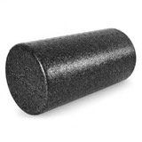 High Density Foam Roller 12x6-in (Option: Black)