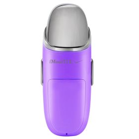 Nano Facial Mister Nano Cool Mist Facial Sprayer Portable Handy Face Steamer Moisturizing Massager USB Charge (Option: Massageatomizer Violet)