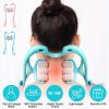 Neck Roller Massager 360Âº Rotatable Trigger Point Roller Portable Massager with 6 Balls for Neck Leg Thigh Foot Pain Relief