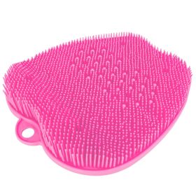 Shower Foot Scrubber Foot Massager Exfoliation Cleaner Mat Improve Foot Circulation Scrubber Foot Pain Relief Mat w/ Anti-slip Suction Cups (Option: FootScrubberCleaner Pink)