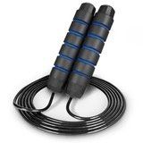 Speed Jump Rope with Foam Handles (Option: Blue)