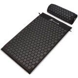 Acupressure Mat and Pillow Set (Option: Black/Black)