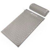 Acupressure Mat and Pillow Set (Option: Grey/Grey)