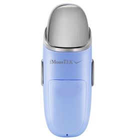 Nano Facial Mister Nano Cool Mist Facial Sprayer Portable Handy Face Steamer Moisturizing Massager USB Charge (Option: Massageatomizer Lightblue)