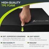 Exercise Balance Pad 15.5x12.75-in (Option: Black)