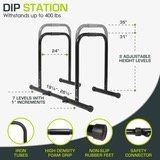 Dip Station (Option: Black)