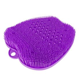 Shower Foot Scrubber Foot Massager Exfoliation Cleaner Mat Improve Foot Circulation Scrubber Foot Pain Relief Mat w/ Anti-slip Suction Cups (Option: FootScrubberCleaner Purple)