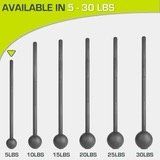 Steel Macebell (Option: 25 lb)