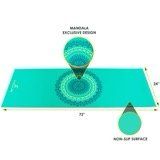 Yoga Mat, 3/16 in (5mm) (Option: Mandala)