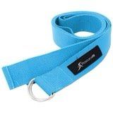 Metal D-Ring Yoga Strap (Option: Aqua)